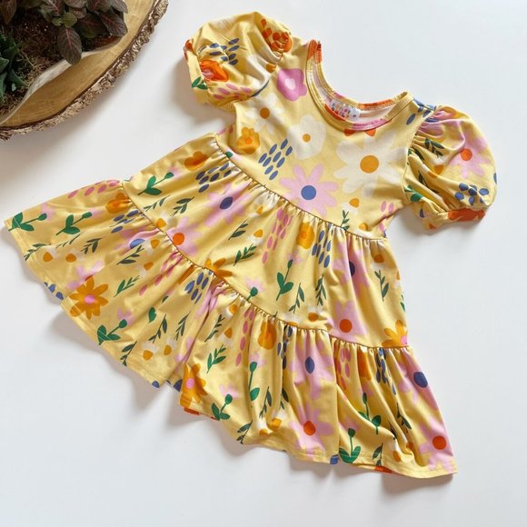 Dot Dot Smile Floral Twirl Dress | Size 2T - Picture 1 of 5